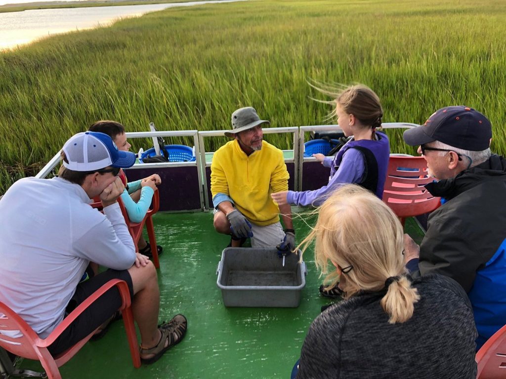 6 People on a Captain Barry's Backbay Cruise